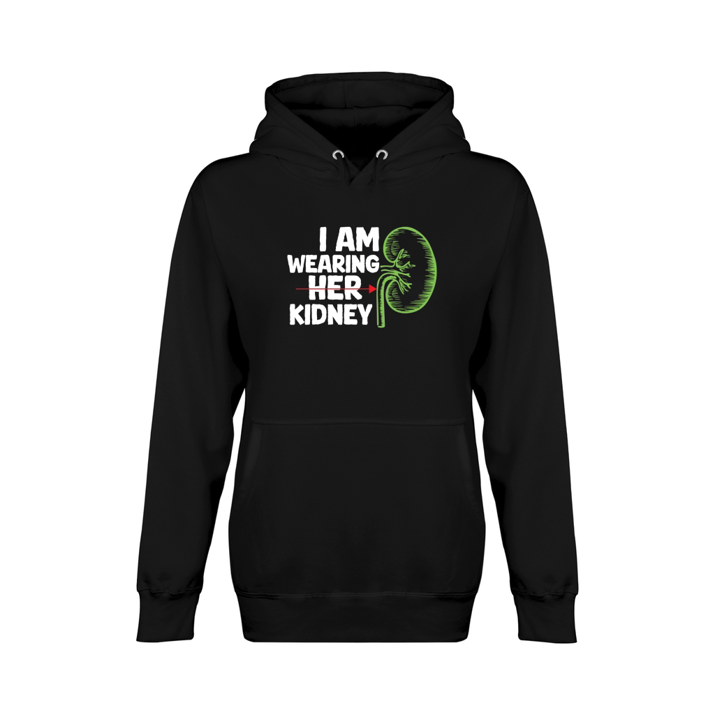Im wearing her kidney Unisex Premium Pullover Hoodie