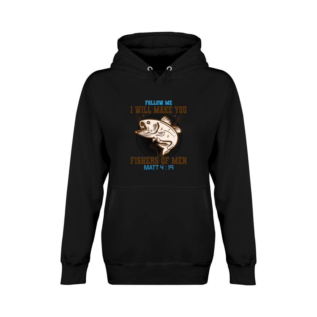 Vintage Fishers of Men,Christian Unisex Premium Pullover Hoodie
