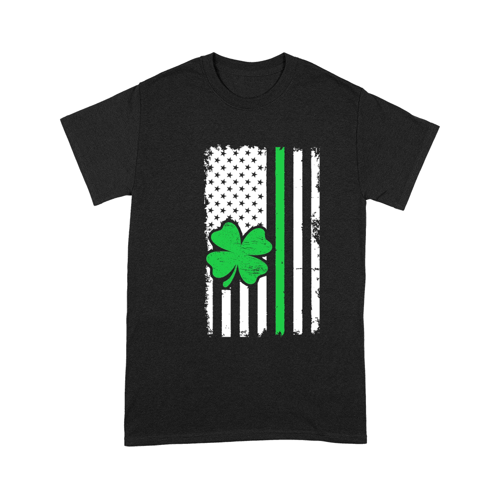 Vintage American Flag St. Patricks Day Unisex T-Shirt