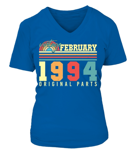 Gift Idea Vintage February 1994 V-neck T-Shirt Woman