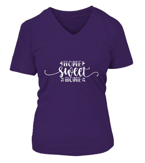 Home sweet home V-neck T-Shirt Woman