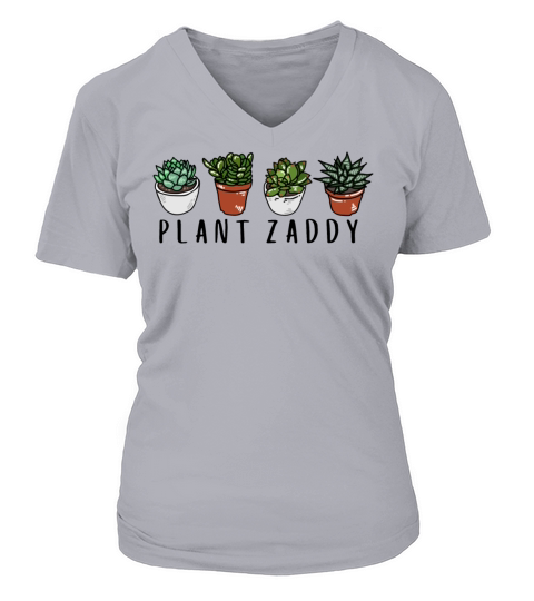 Plant Zaddy Colorful V-neck T-Shirt Woman