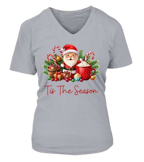 Tis the season Christmas 6 V-neck T-Shirt Woman