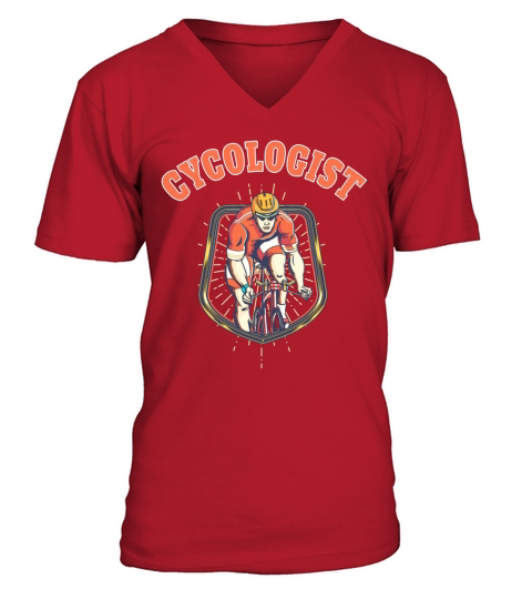 Bike Cycling Cool Bike Gift Bikers V-Neck T-shirt