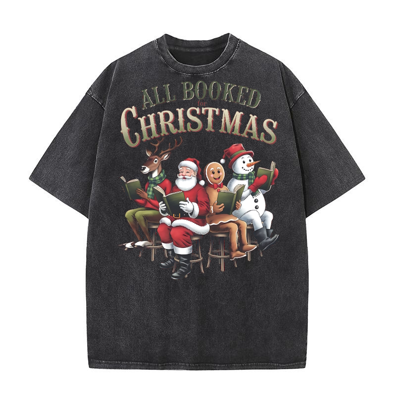 All bookes for christmas 3 Washed T-Shirt