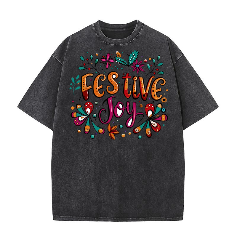 festive joy Washed T-Shirt