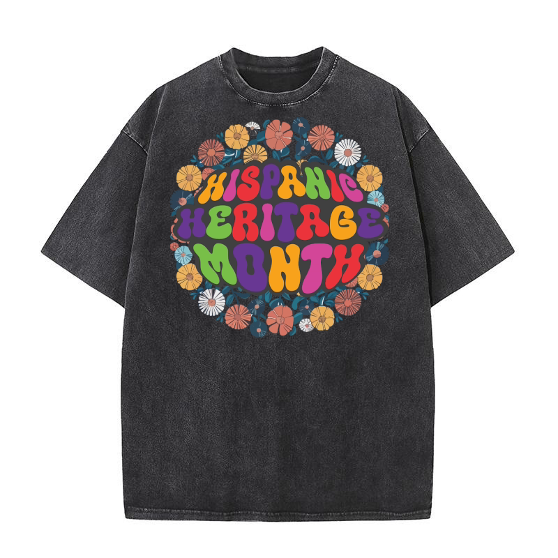Hispanic Heritage Month 05 Washed T-Shirt