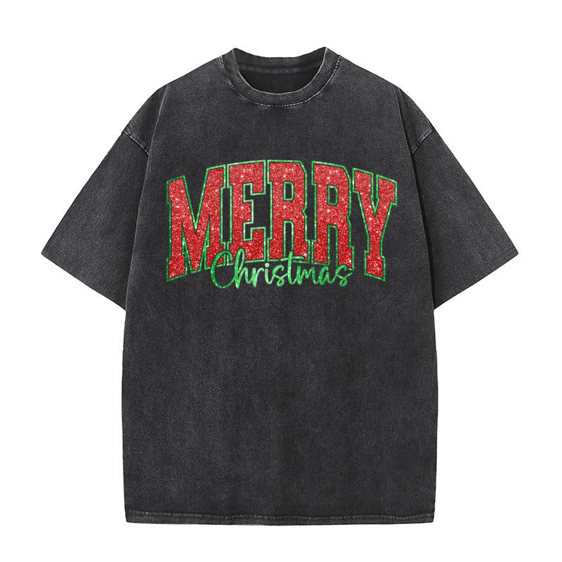 merry christmas 41 04 Washed T-Shirt