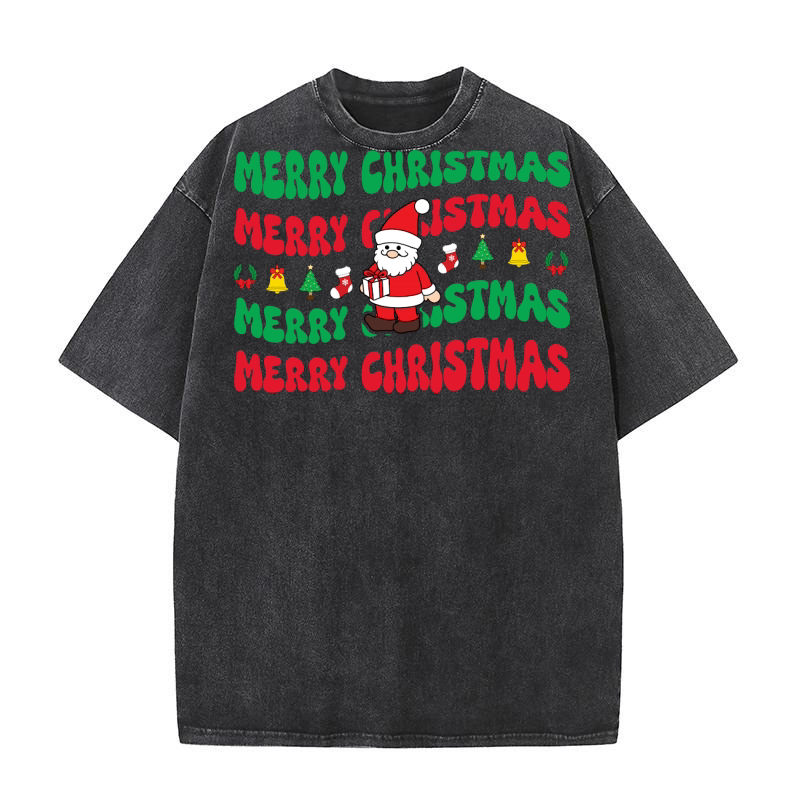 MERRY CHRISTMAS 7 Washed T-Shirt