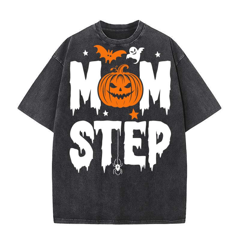 Mom Step Washed T-Shirt