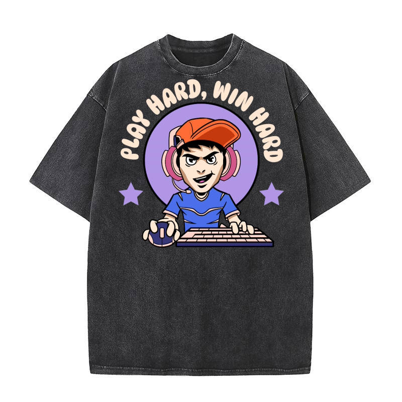 Play Hard, Win Hard Washed T-Shirt