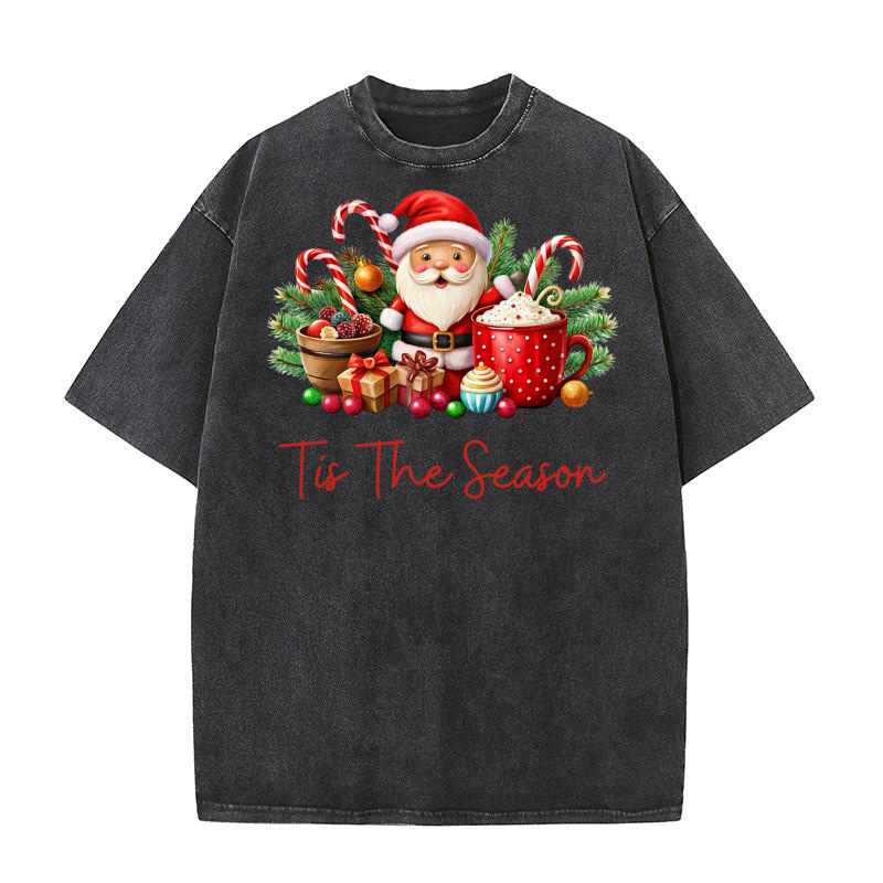 Tis the season Christmas 6 Washed T-Shirt