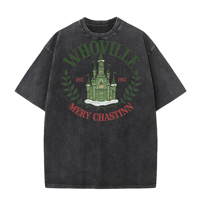 whoville merry chastinn Washed T-Shirt