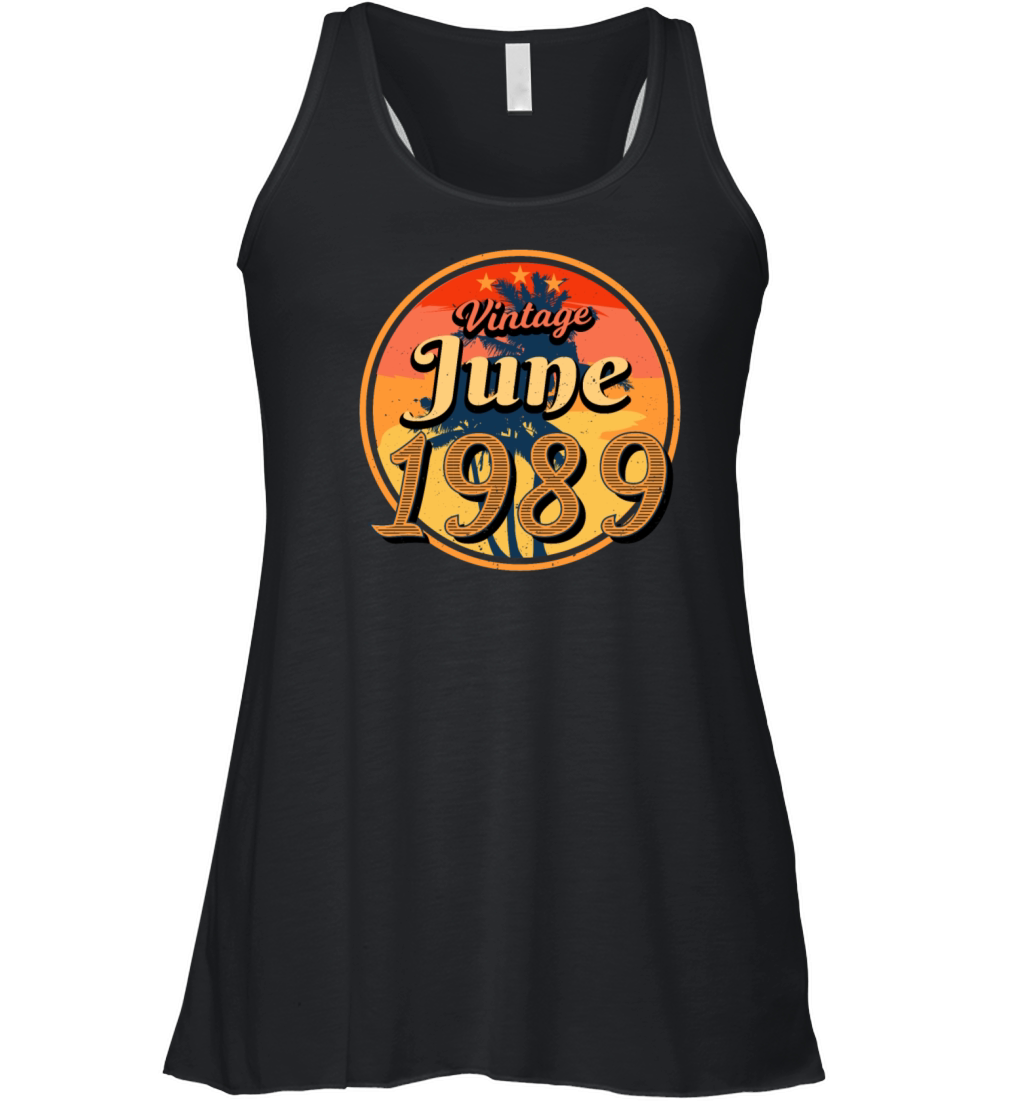 Birth Month Of June 1989 Women's Flowy Tank Top