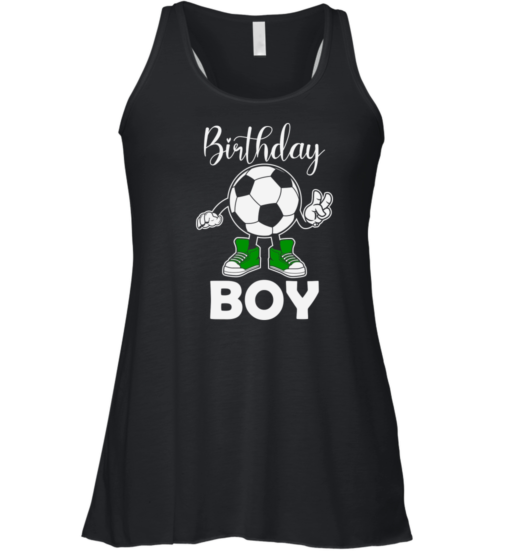 birthday boy football Women's Flowy Tank Top