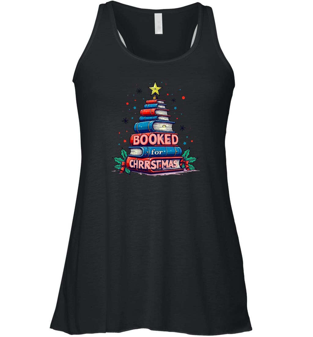 Booked for Christmas 6 Women's Flowy Tank Top