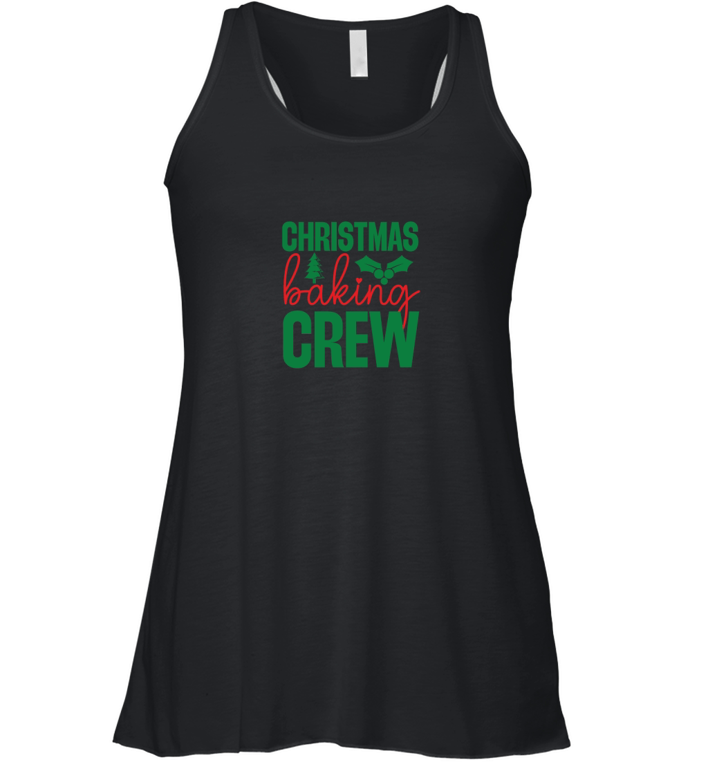 Christmas baking crew 4 Women's Flowy Tank Top