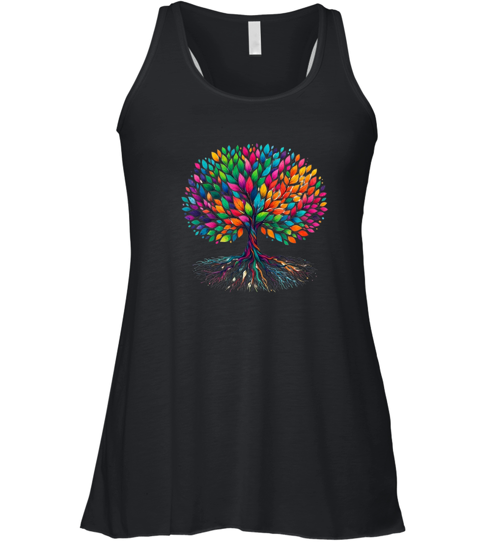 Colorful Tree Yoga Women's Flowy Tank Top