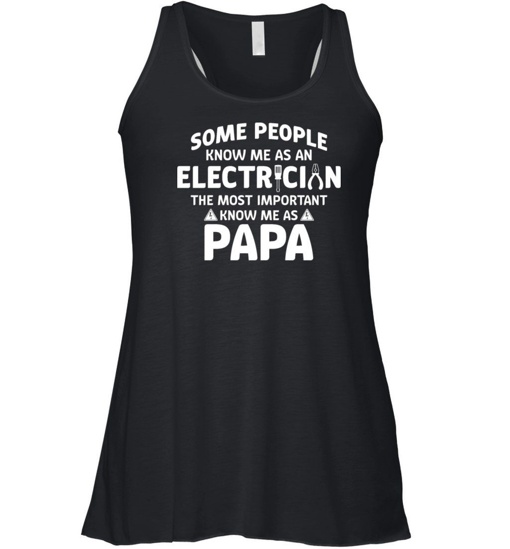 Electrician Dad Tees For Men - Gifts For Electrici Women's Flowy Tank Top