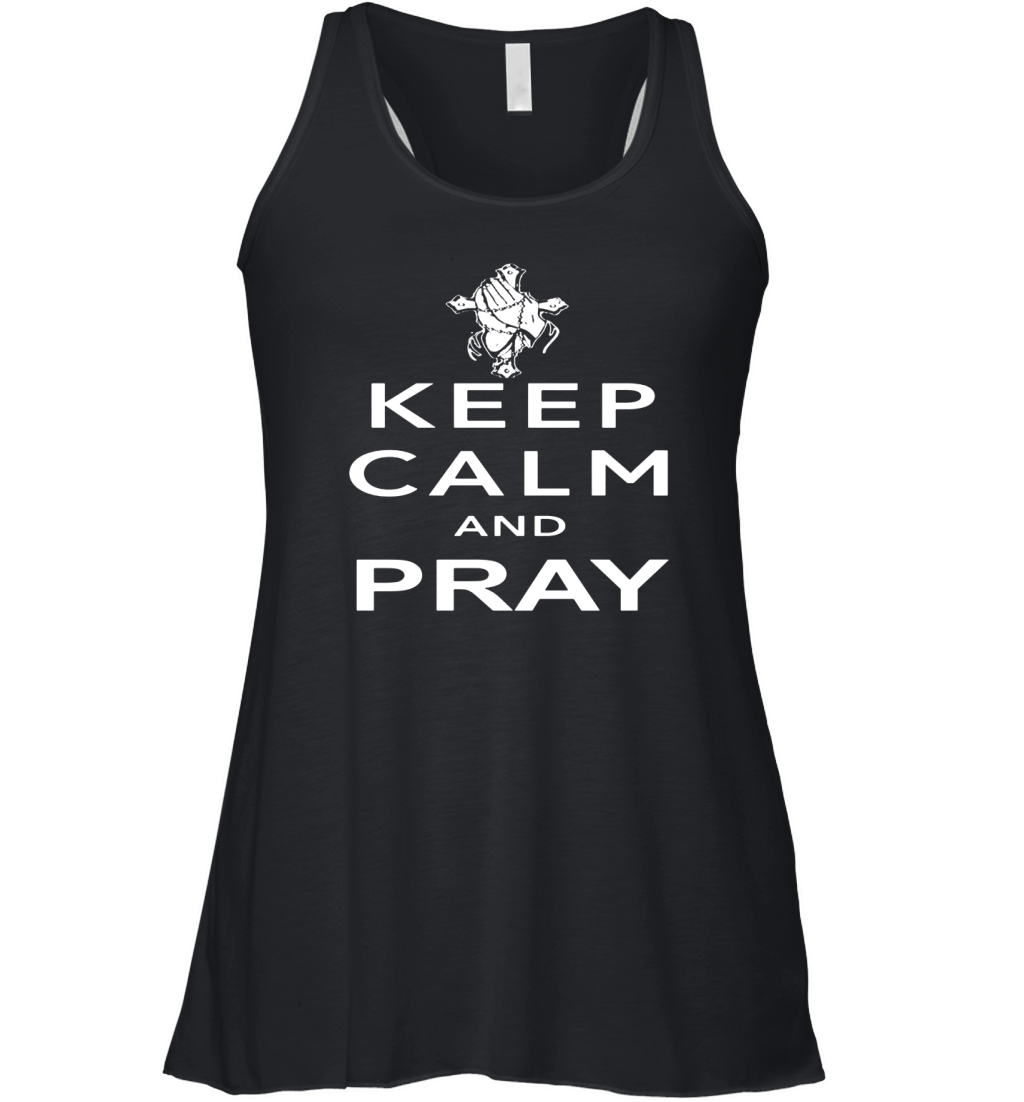 KEEP CALM AND PRAY - Bella Flowy Tank Women's Flowy Tank Top