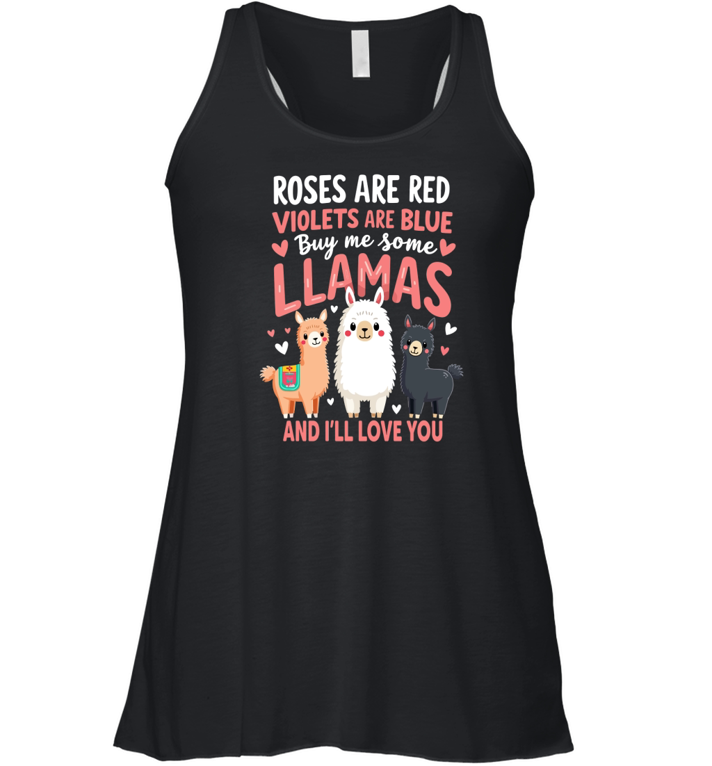 LLama (6) Women's Flowy Tank Top