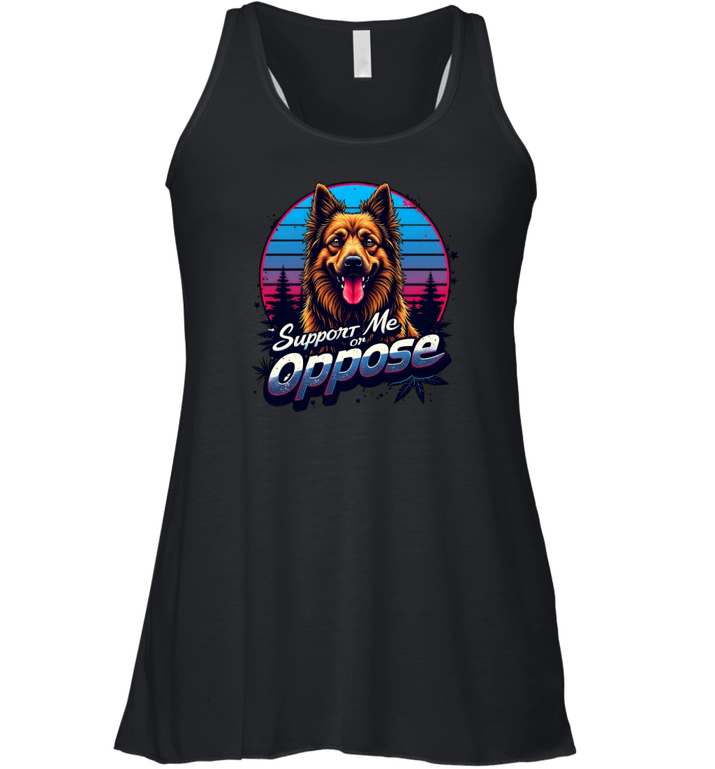 Support Me or Oppose Women's Flowy Tank Top