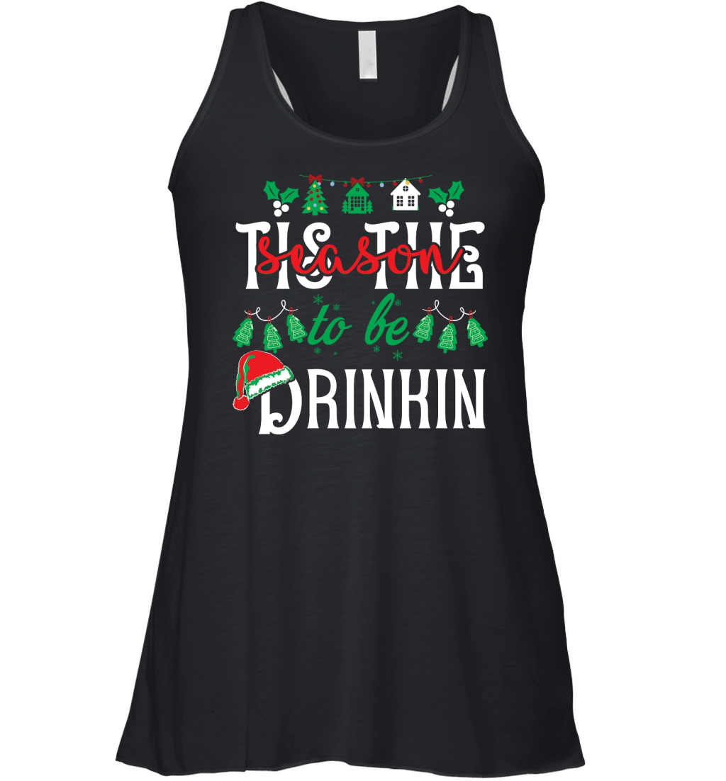 Tis the Season to Be Drinkin 4 Women's Flowy Tank Top