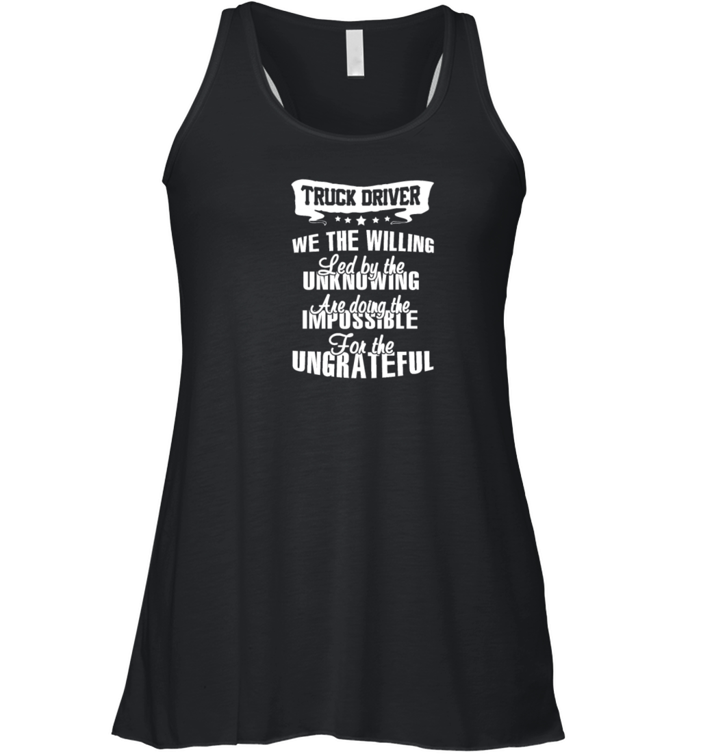 truck driver Women's Flowy Tank Top
