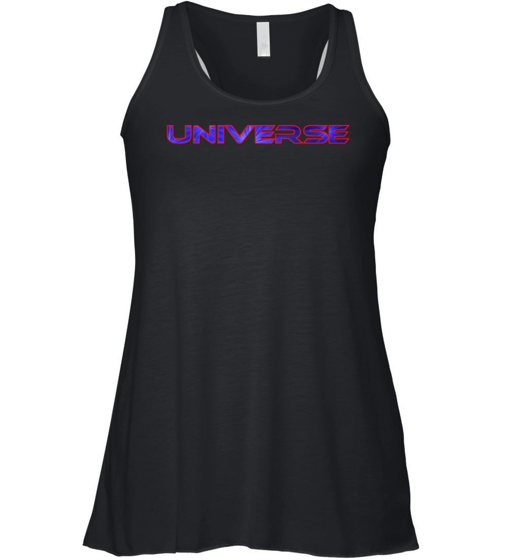 universe blue red outline shirt hoddie Women's Flowy Tank Top