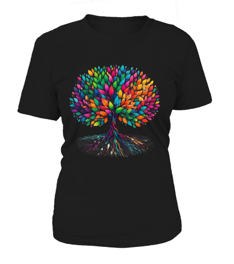 Colorful Tree Yoga Women's T-Shirt
