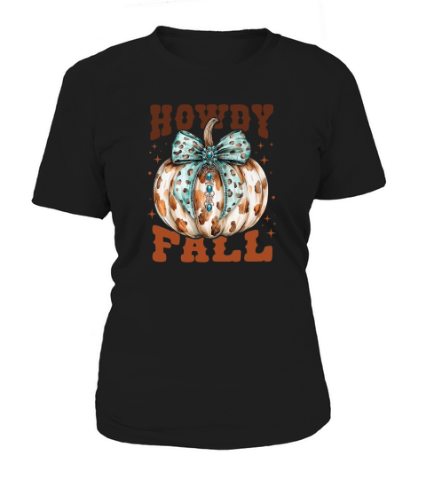 Howdy Fall Western Pumpkin 5 Women's T-Shirt