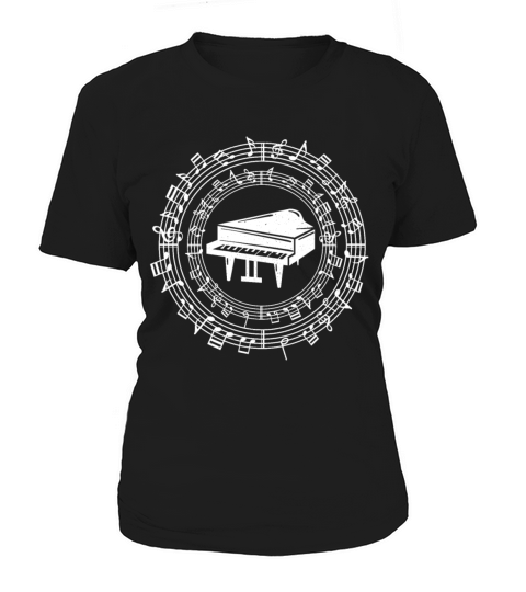 Pianist Piano Keyboard Notes Women's T-Shirt