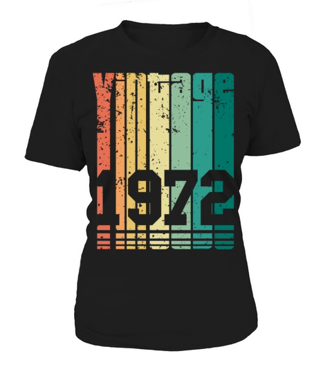 Vintage 1972 50th Birthday Fiftieth Gift Women's T-Shirt