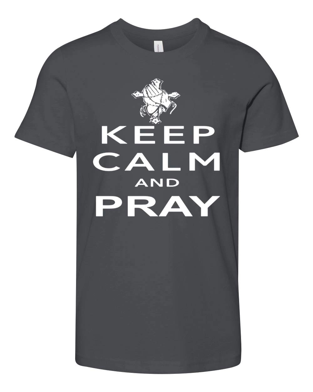 KEEP CALM AND PRAY - Bella Flowy Tank Youth Unisex Jersey Tee