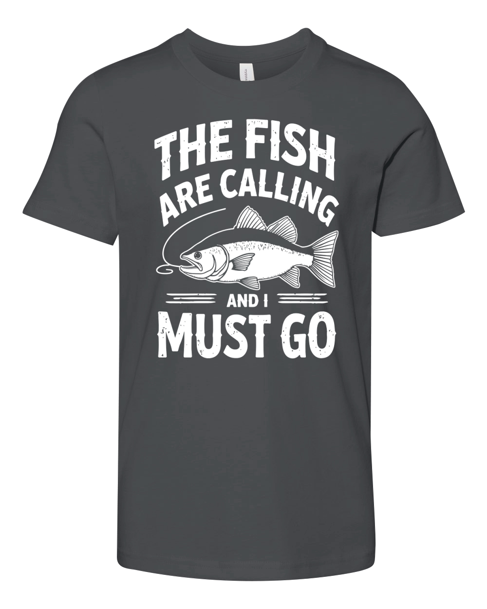 The fish are calling and i must go Youth Unisex Jersey Tee