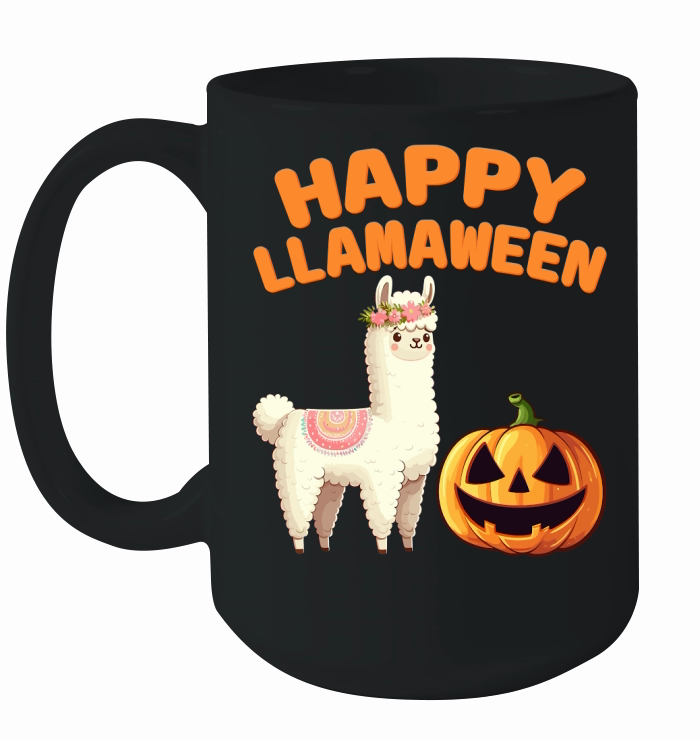 Happy llamaween Ceramic Mug