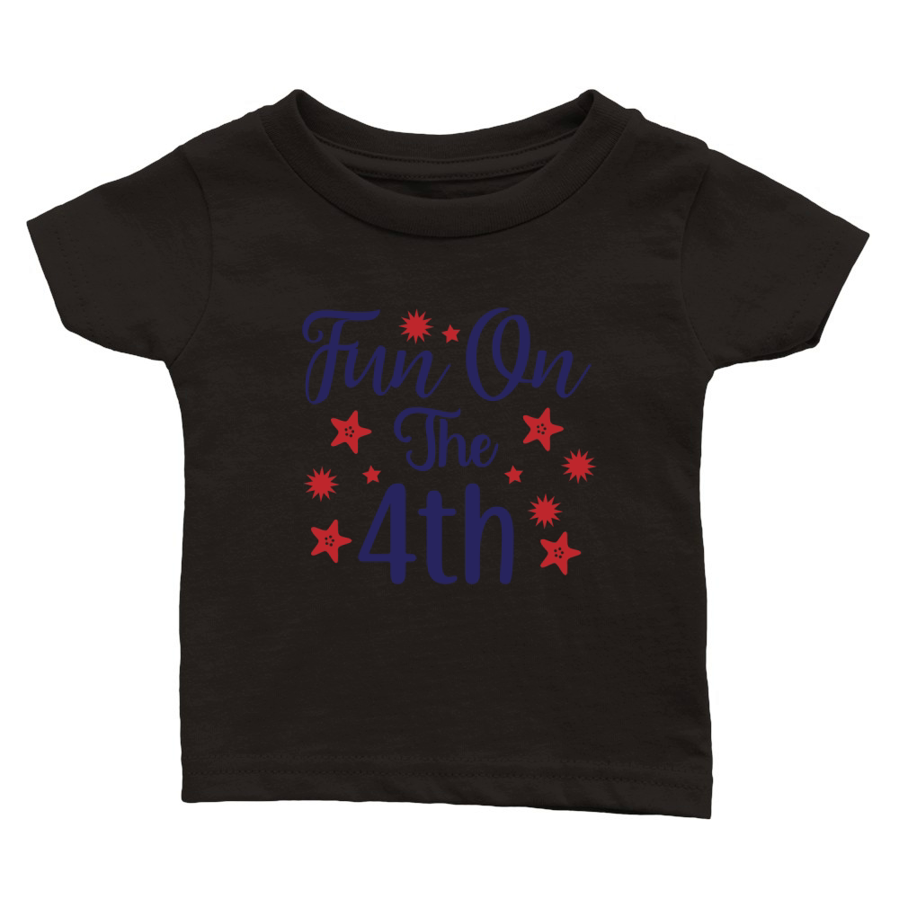 fun on the 4th Classic Baby Crewneck T-shirt
