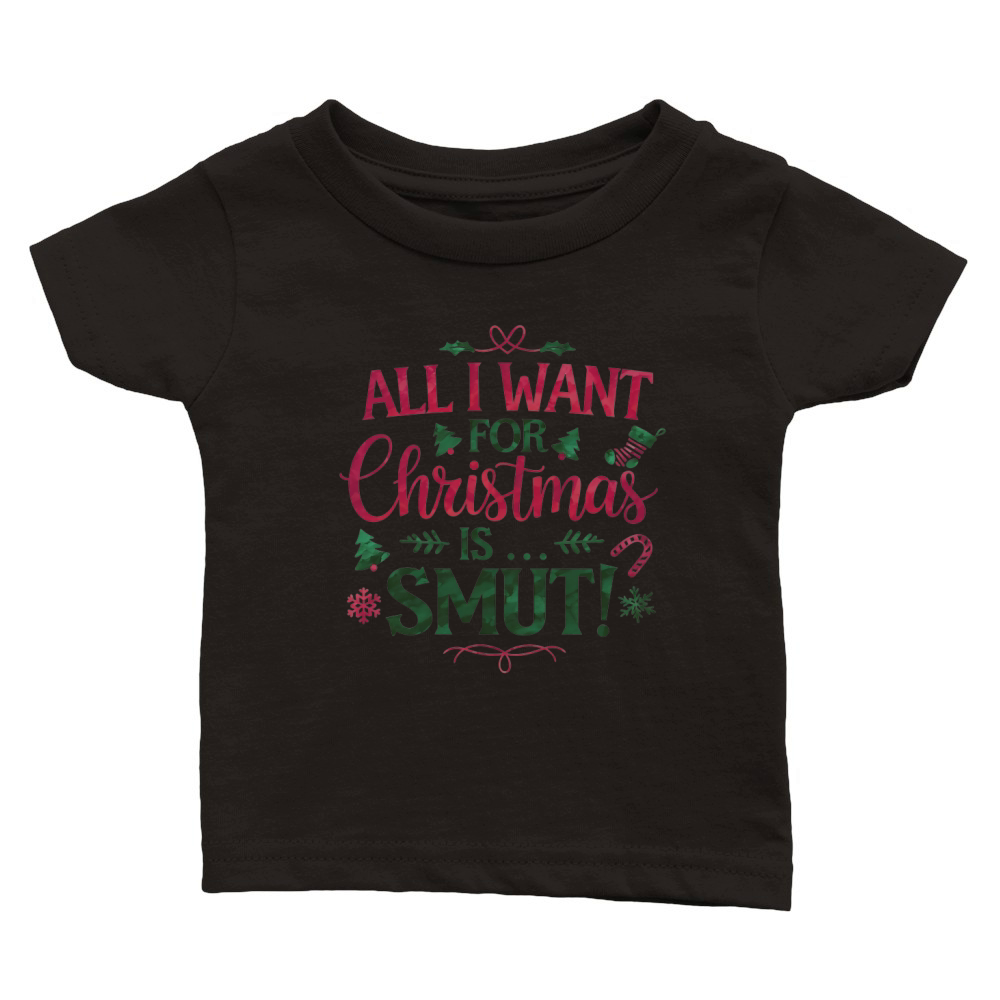 Naughty Christmas Smut Tee Classic Baby Crewneck T-shirt