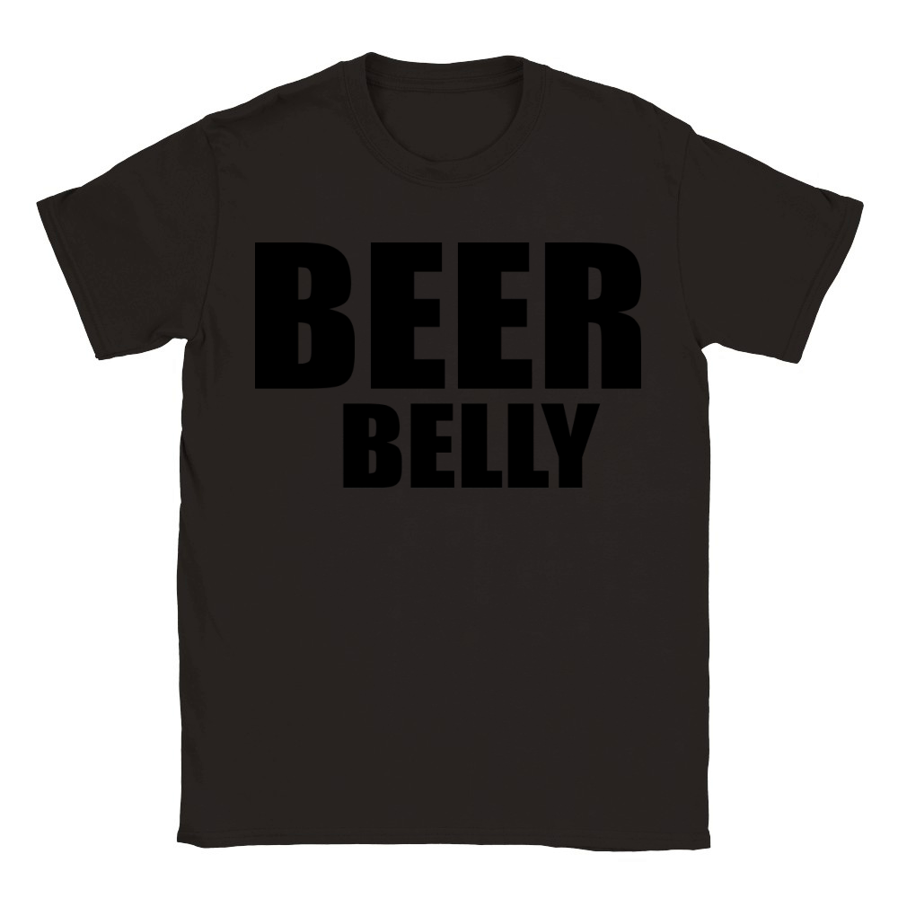 beer belly funny saying Classic Kids Crewneck T-shirt