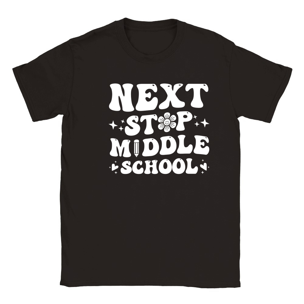 Next Stop Middle School (2) Classic Kids Crewneck T-shirt