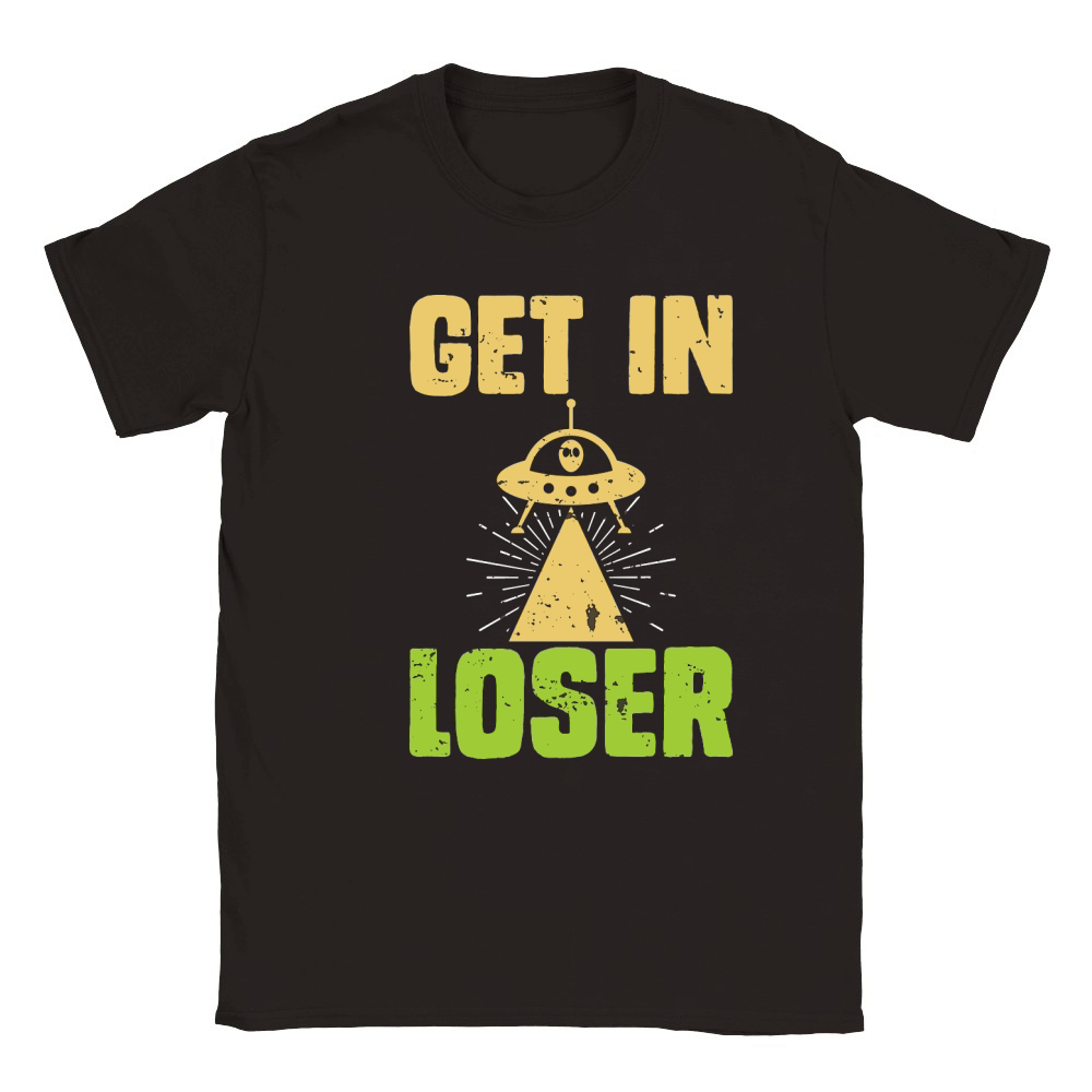 Vintage UFO Alien  get In loser Classic Kids Crewneck T-shirt