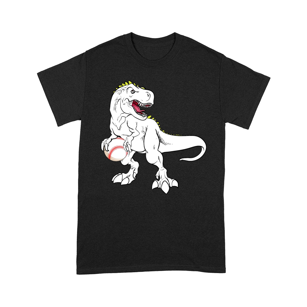 T rex Dinosaur Baseball Cute Sports Comfort T-shirt