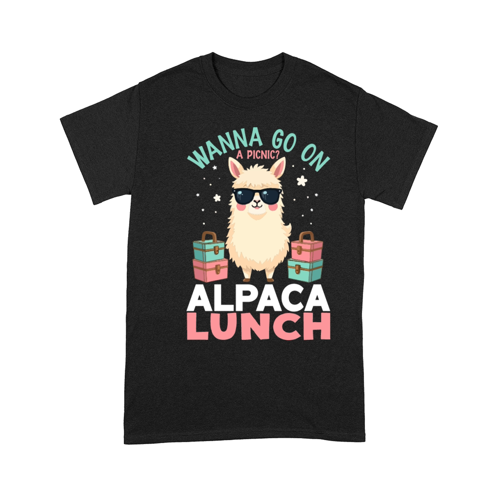 Wanna go on a picnic alpaca lunch Comfort T-shirt
