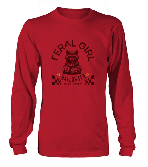 Feral Girl Halloween Long sleeved Unisex