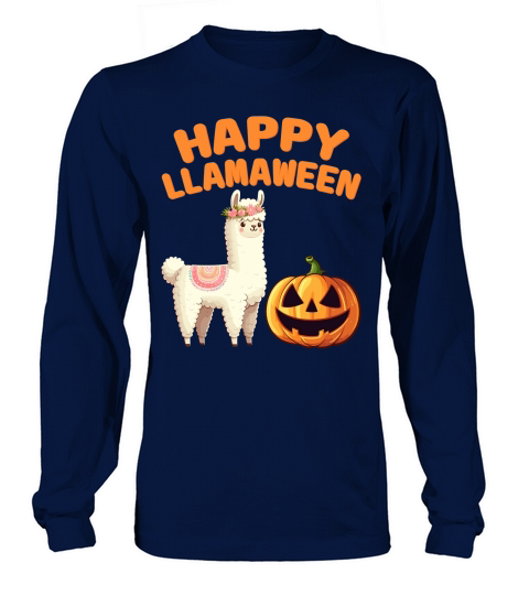 Happy llamaween Long sleeved Unisex