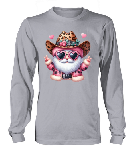 Leopard Santa Watercolor Christmas Long sleeved Unisex