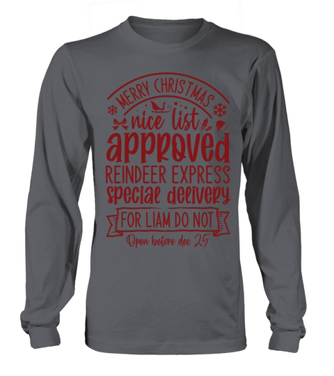 Merry christmas nice list approved Long sleeved Unisex