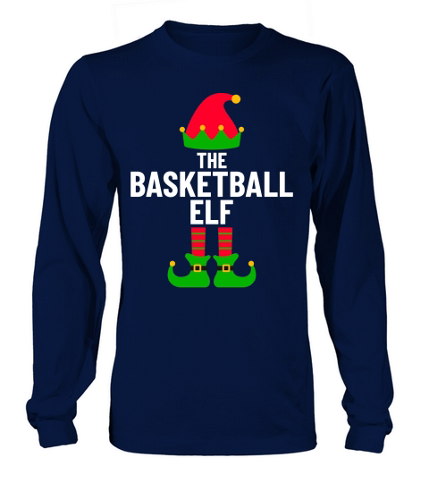 The Basketball Elf Christmas Long sleeved Unisex