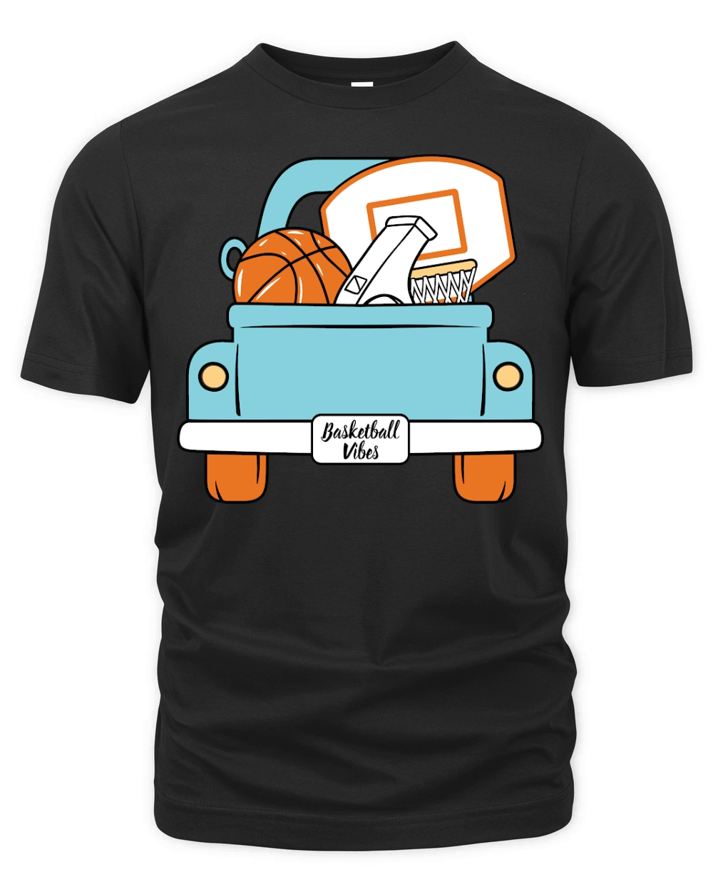 Basketball Truck Vibes Organic Unisex T-shirt