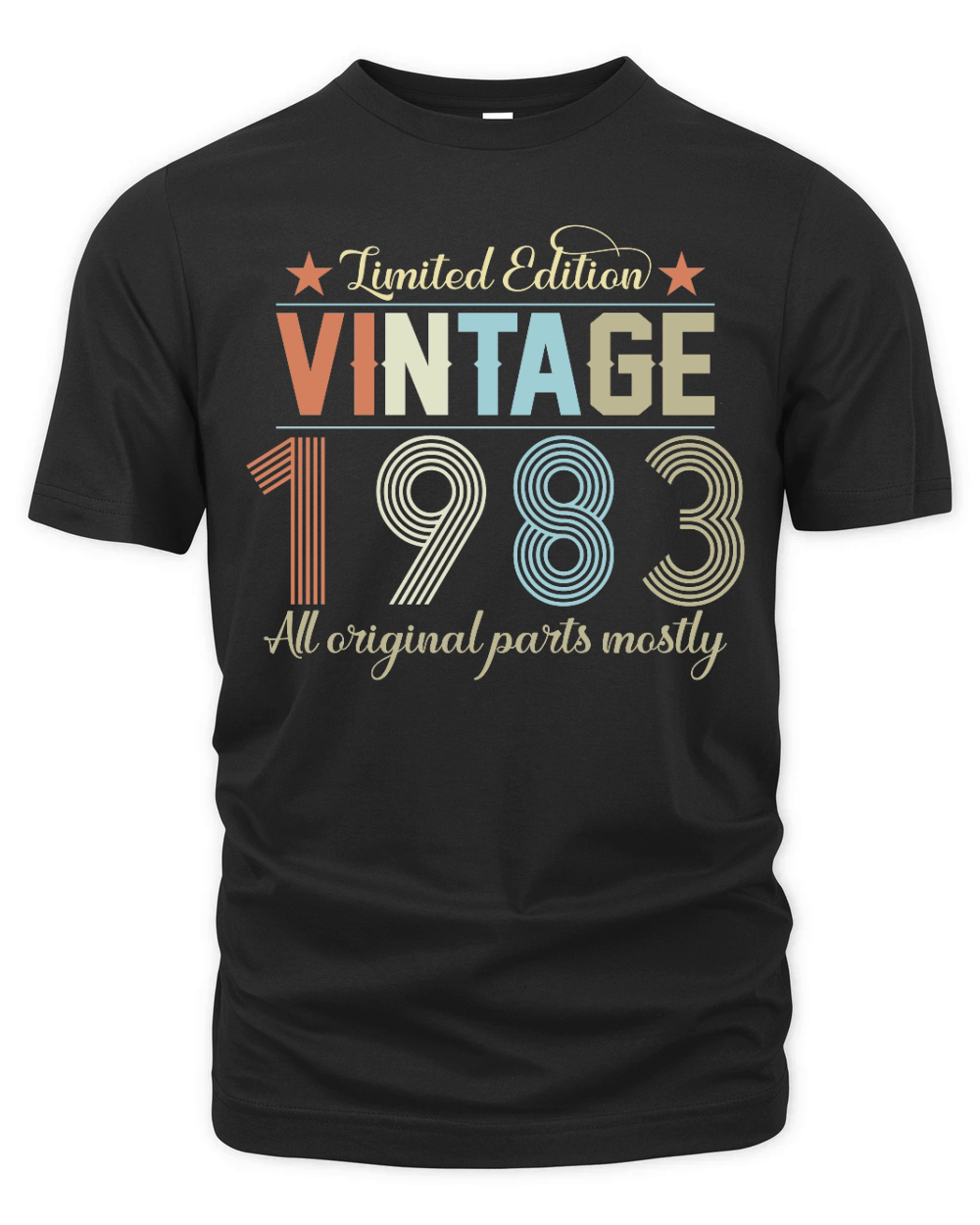 Birthday   Limited Edition Vintage 1983 Organic Unisex T-shirt